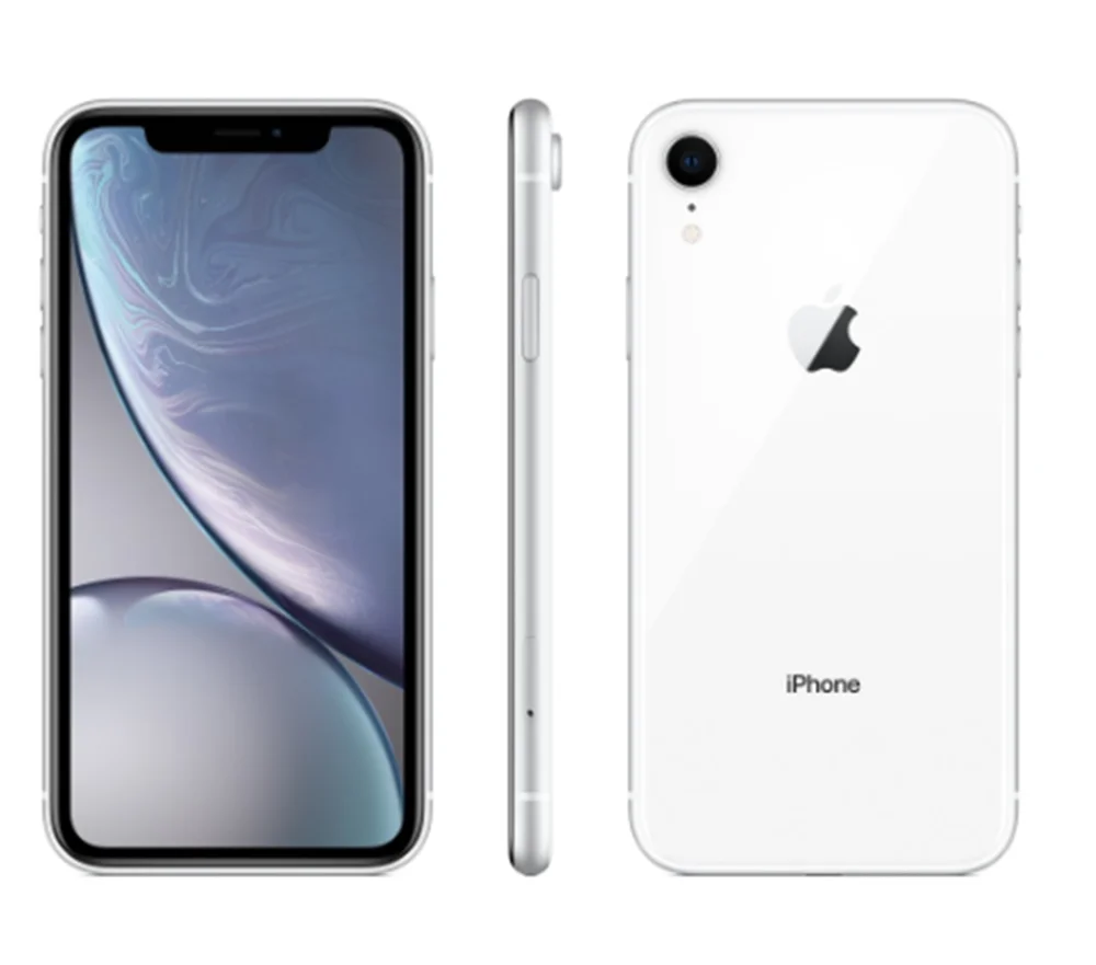 Разблокированный Apple iPhone XR ram 3 ГБ rom 64 Гб/128 Гб мобильный телефон LTE 6,1 дюймов шестиядерный IOS отпечаток пальца лица ID NFC