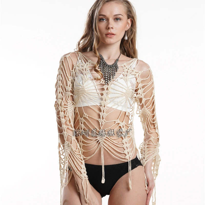 Sexy Women Dress Hollow Camisole Swimwear Bikini Cover Up Swimsuit Knitted Camisole Summer Beach Fishnet Dress Knitted camisole Sexy Women Dress Hollow Camisole Swimwear Bikini Cover Up Swimsuit Knitted Camisole Summer Beach Fishnet Dress Knitted camisole