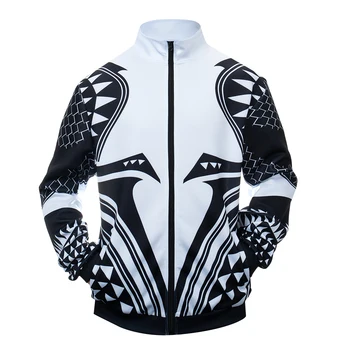 

2020 New Superhero Aquaman Cosplay Costume 3D Anime Printed Coat Zipper Jacket Sweatshirts Fitness Sportswear