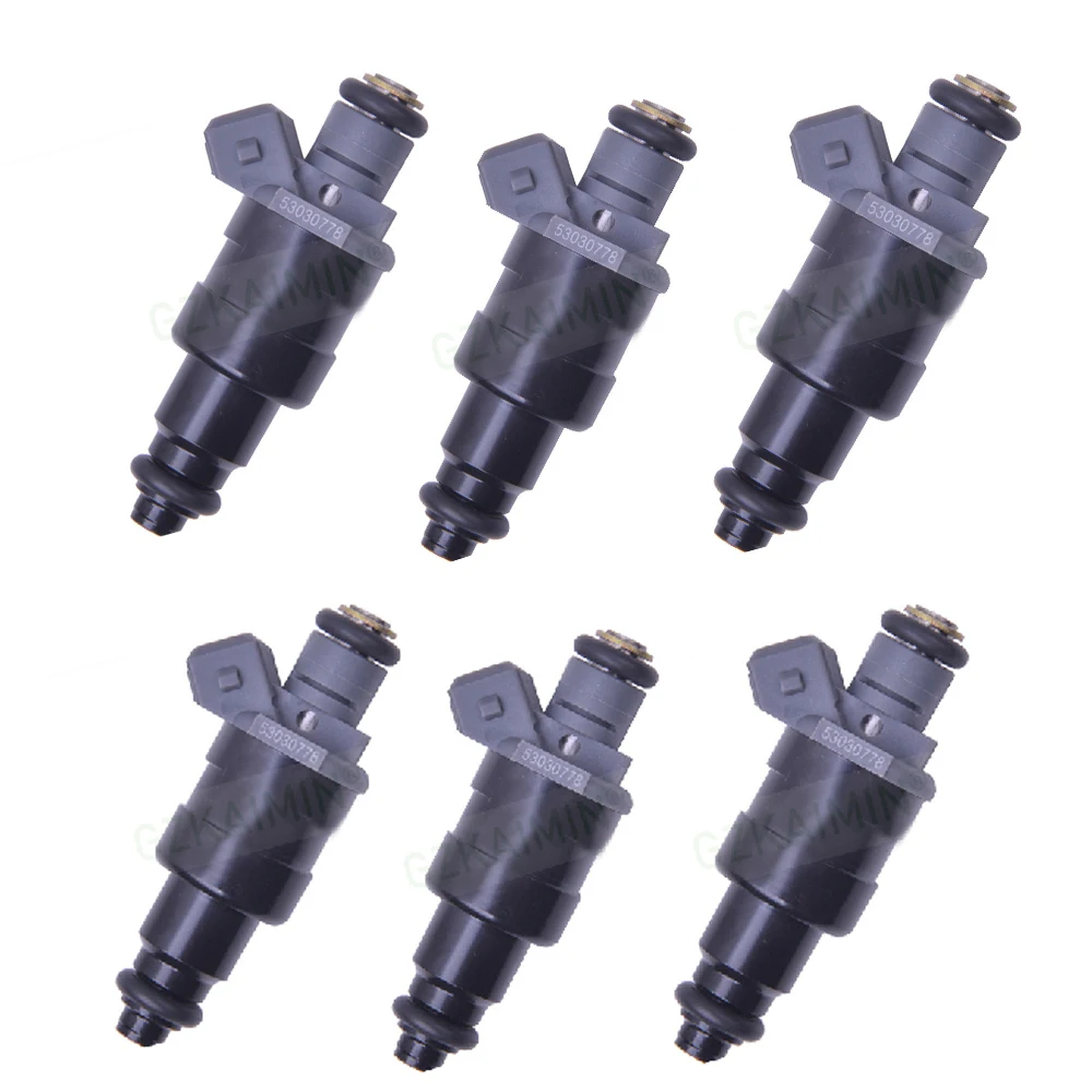 

set 6pcs Fuel Injector nozzle for Jeep Grand Cherokee Wrangler for Dodge Dakota Ram 1500 Ram 3500 5.2 5.9 oem 53030778.