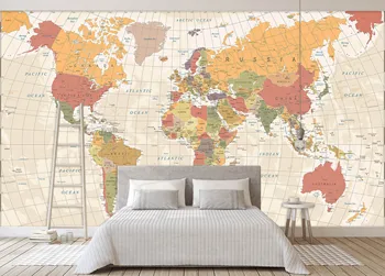 

[Self-Adhesive] 3D Map 665429 Wall Paper mural Wall Print Decal Wall Murals