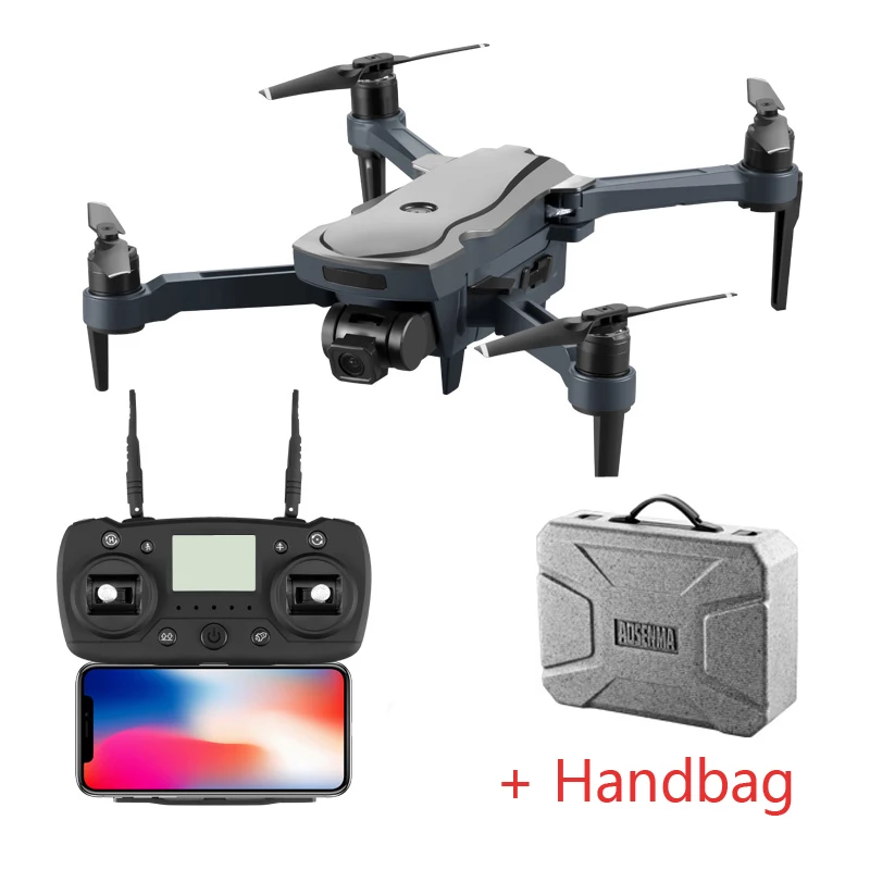 DRONE HANDBAG OTPRO Дрон 4K gps Дрон WiFi fpv Квадрокоптер бесщеточный мотор сервопривод камера Интеллектуальный обратный Дрон с камерой игрушки VS X9 - Цвет: DRONE HANDBAG
