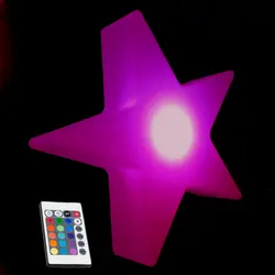 L20 * W20 * H6cm светодиодный пятизвездный мерцающий креативный светящееся освещение светодиодный ночник в украшения взрывы Бесплатная