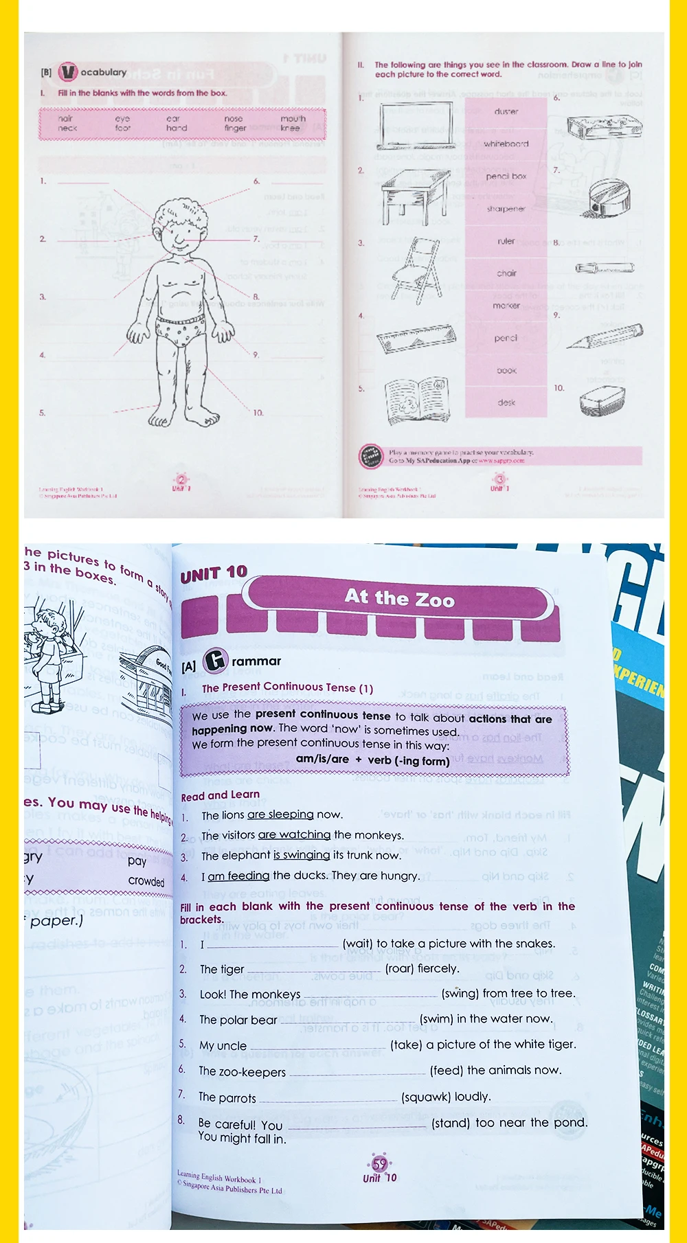 Smart Kids ワークブック 1〜6巻セット 6本/セットsap 1- 6グレード学習英語ワークブック子供