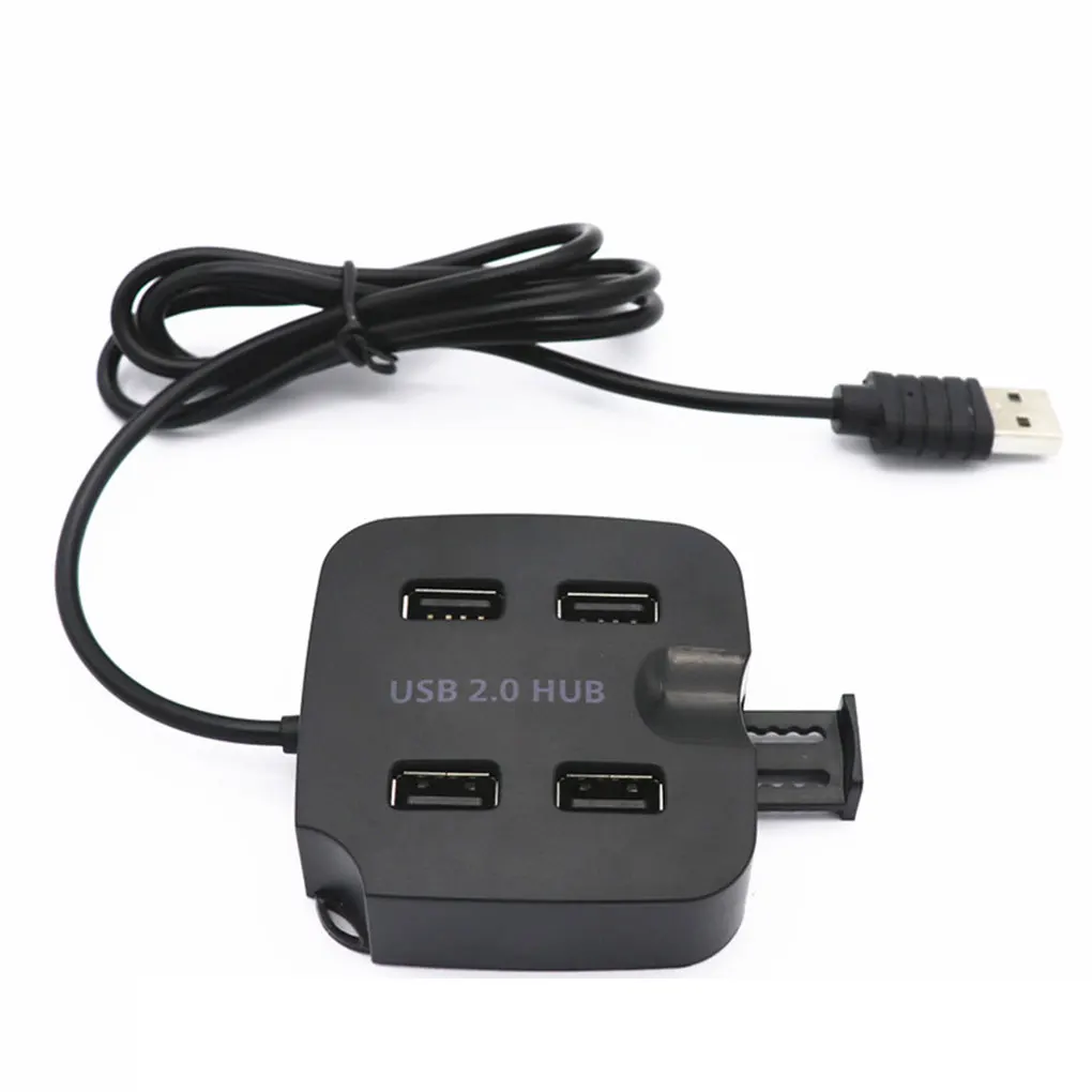 1 Drag 4 Портативный USB сплиттер адаптер ноутбук компьютер USB2.0 концентратор выдвижной держатель для телефона защита от короткого замыкания