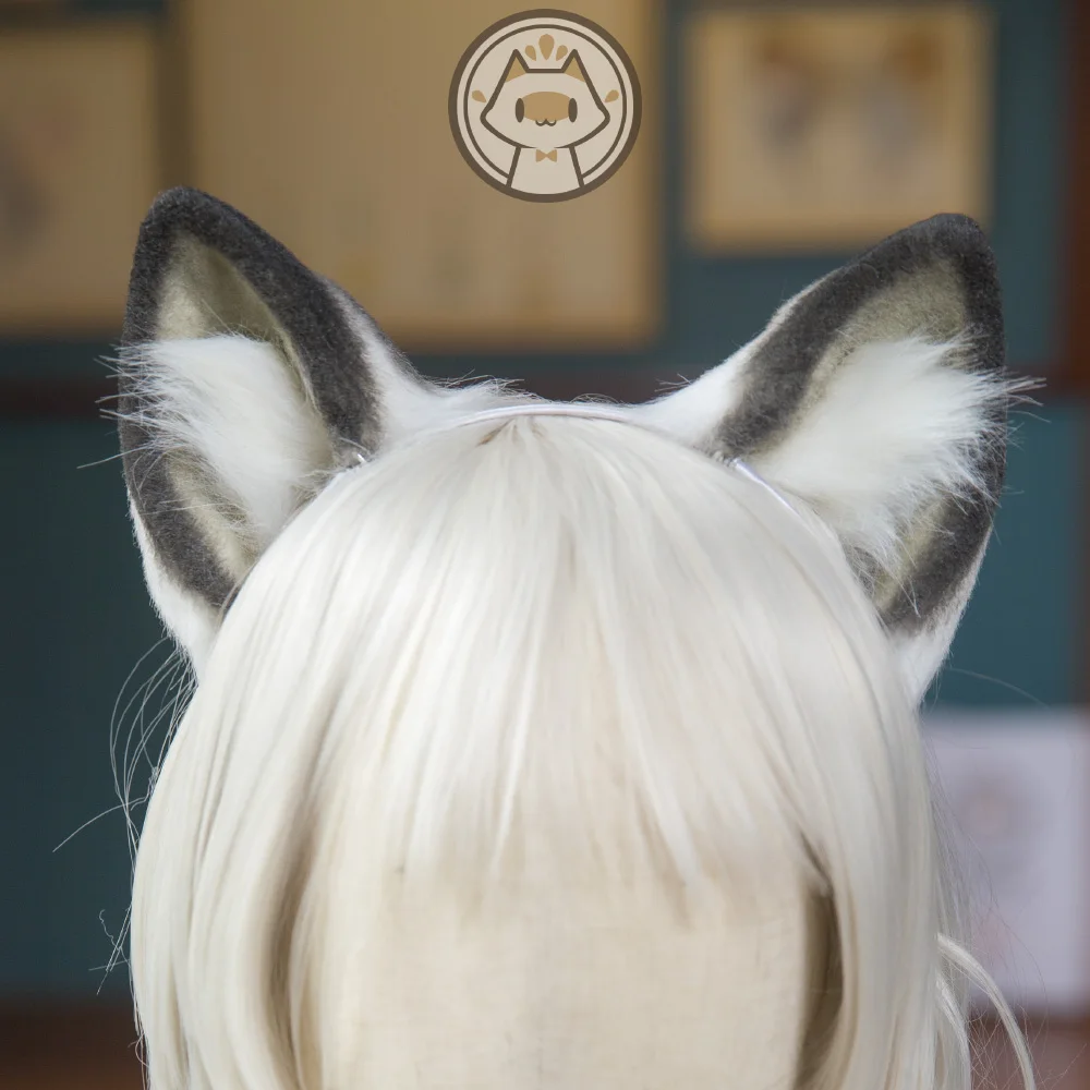 MMGG Новый Arknights SilverAsh уши Hairhoop Головные уборы для рождества и Хэллоуина Косплэй