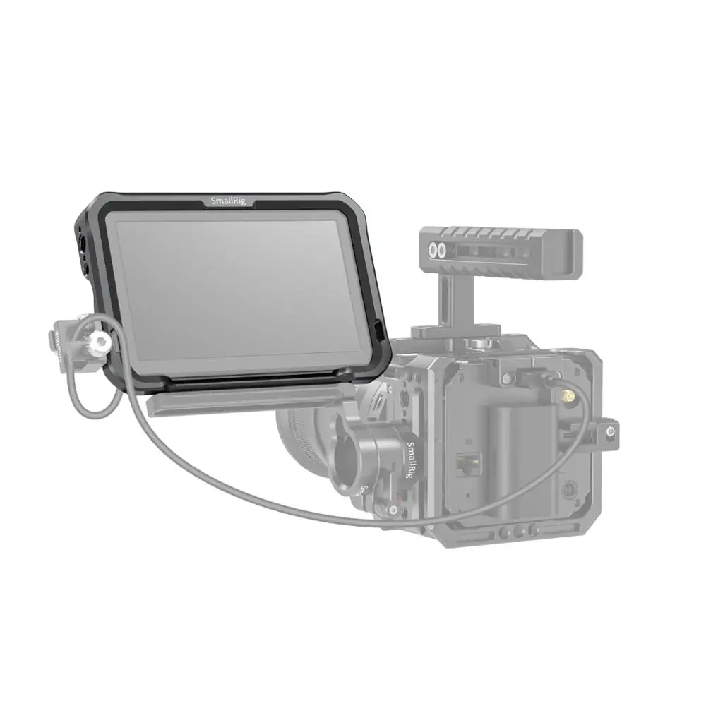 SmallRig держатель для монитора с солнцезащитным капюшоном для SmallHD FOCUS OLED серии 5," монитор Защитная клетка+ солнцезащитный колпачок комплект-2405