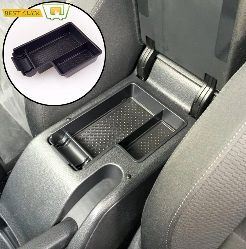 Für Volkswagen VW Golf MK6 / Scirocco / Jetta MK5 Armlehne Aufbewahrungsbox Mittelkonsole Organizer Handschuhfach Telefonhalter Hülle Bin