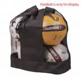 

Adjustable Strap Easy Carry Basketball Sack Soccer Wear Resistant Oxford Cloth Undeformable Single Shoulder Mesh Ball Bag