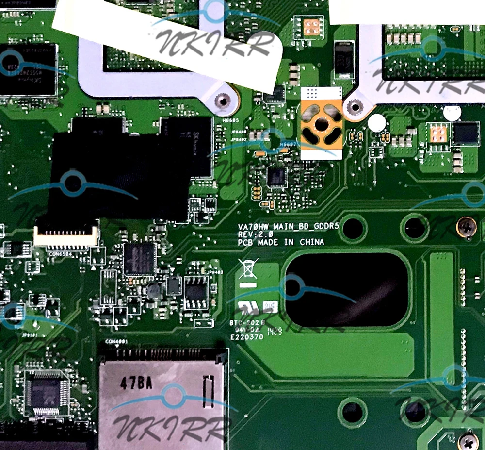 VA70HW MAIN_BD_GDDR5 REV: 2,0 GTX850M DDR5 NBMMB11001 материнская плата для Acer Aspire E1-772 V3-772 VA70HW MAIN_BD_GDDR5 REV: 2,0 GTX850M DDR5 NBMMB11001 материнская плата для Acer Aspire E1-772 V3-772