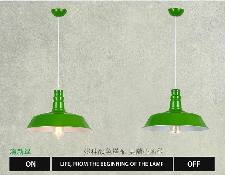Винтаж подвесные светильники Лофт лампа Avize Nordic Hanglamp Ресторан Кухня светильник подвесной светильник домашнего промышленного освещения