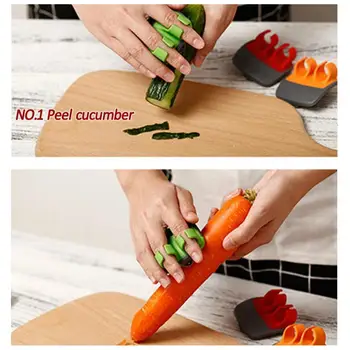 

1PC Creative Stainless Steel Hand Guard Finger Protector Chop Slice Cutting Anti Ring Slice For Protecting Tool Safe Knife