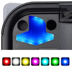 eXtremeRate 7 Colors 24 Effects RGB Logo LED for ps5 Console, Illuminated Logo LED for ps5 Disc & Digital Console