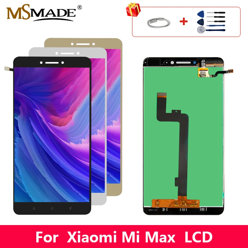 ЖК-дисплей для Xiaomi MAX, ЖК-экран, сенсорный дигитайзер, запасные части для сборки, для Xiaomi Max, ЖК-дисплей