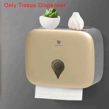 

Waterproof Tissue Box Kitchen Wall Mounted Dustproof Paper Box With Lock Key ABS Paper Towel Dispenser Large Capacity