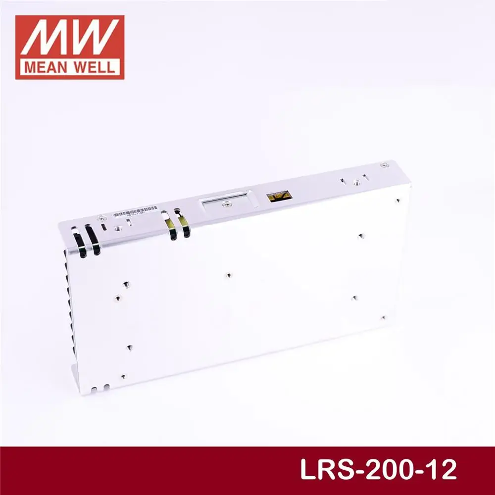 Цена товара MEAN WELL! LRS-200-12 12V 17A meanwell LRS-200 204W один Выход переключение Питание