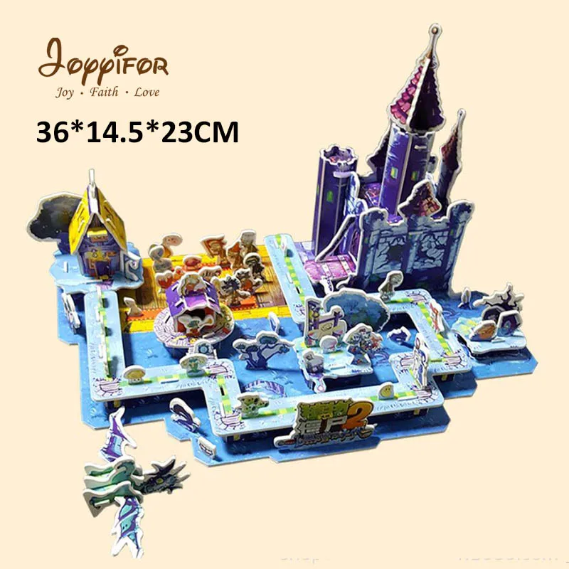 3D модель пиратского корабля кунг-фу мир обучающий пазл игрушка модель Строительство деревянные детские игрушки подарки - Цвет: Синий