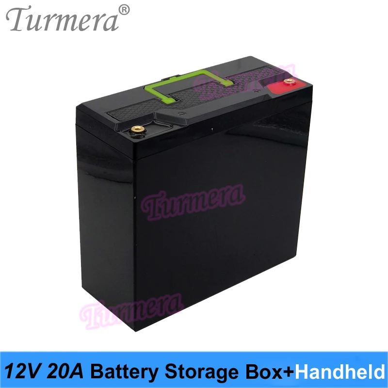 Turmera-uninterrupt Power Supply Battery Storage Box 12v 20ah para 20*32700 3.2v Lifepo4 Bateria e 56*18650 Baterias de Lítio