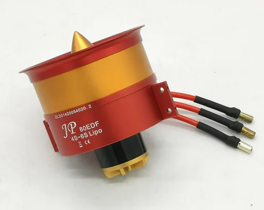 Preorder JP 80 мм 12 лезвий полностью металлический алюминиевый сплав EDF System 3055 2200KV Motor 4S