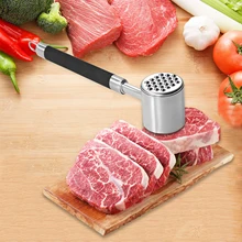 Нержавеющая сталь мясной тендерайзер паундеры мясной молоток паундер для сплющения стучать свиная Телятина баранина куриный стейк