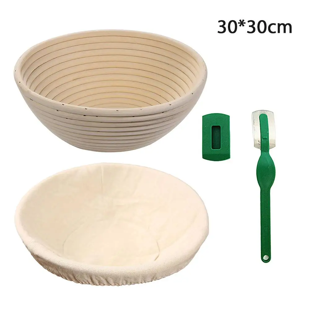 Новая круглая форма для хлеба Banneton Brotform корзина из ротанга хранения