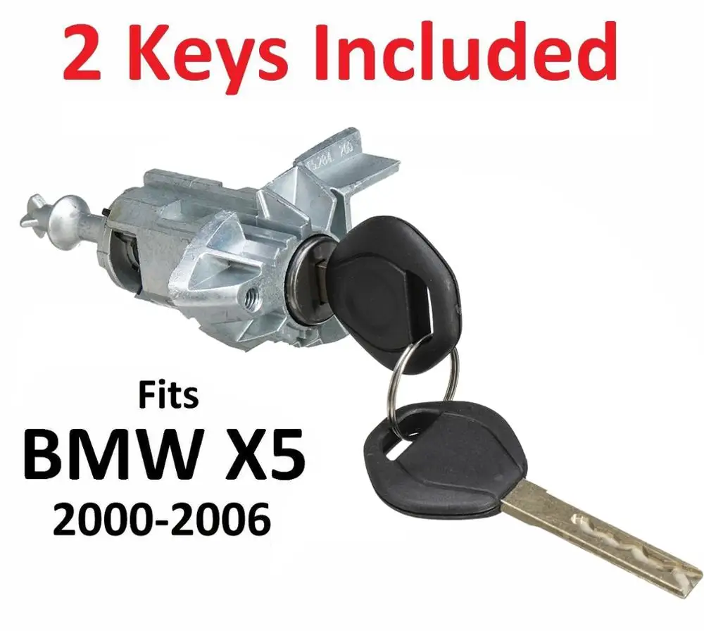 For BMW X5 E53 2000-2006 LEFT DRIVER DOOR LOCK CYLINDER BARREL ASSEMBLY with 2 KEYS OEM:51217035421 | Автомобили и мотоциклы