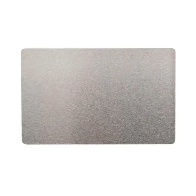 100 шт. 0,2 мм ультра-тонкая алюминиевая визитная карточка собака ID бирка имя пластины лазерная маркировка гравировка визитная карточка заготовки звеньев - Цвет: Серебристый
