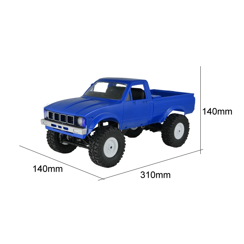 WPL C-24 1:16 2,4G 4WD пульт дистанционного управления внедорожные гонки высокая имитация автомобиля RTR с передатчиком для детей игрушки подарок