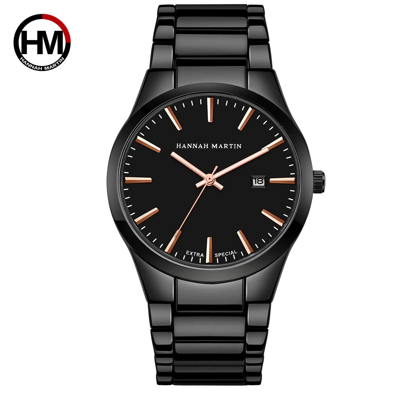 

Simple Fashion Mens Watches Slim Steel Strap Waterproof Watch For Men Quartz Black Business Watch Clock Relogio Masculino