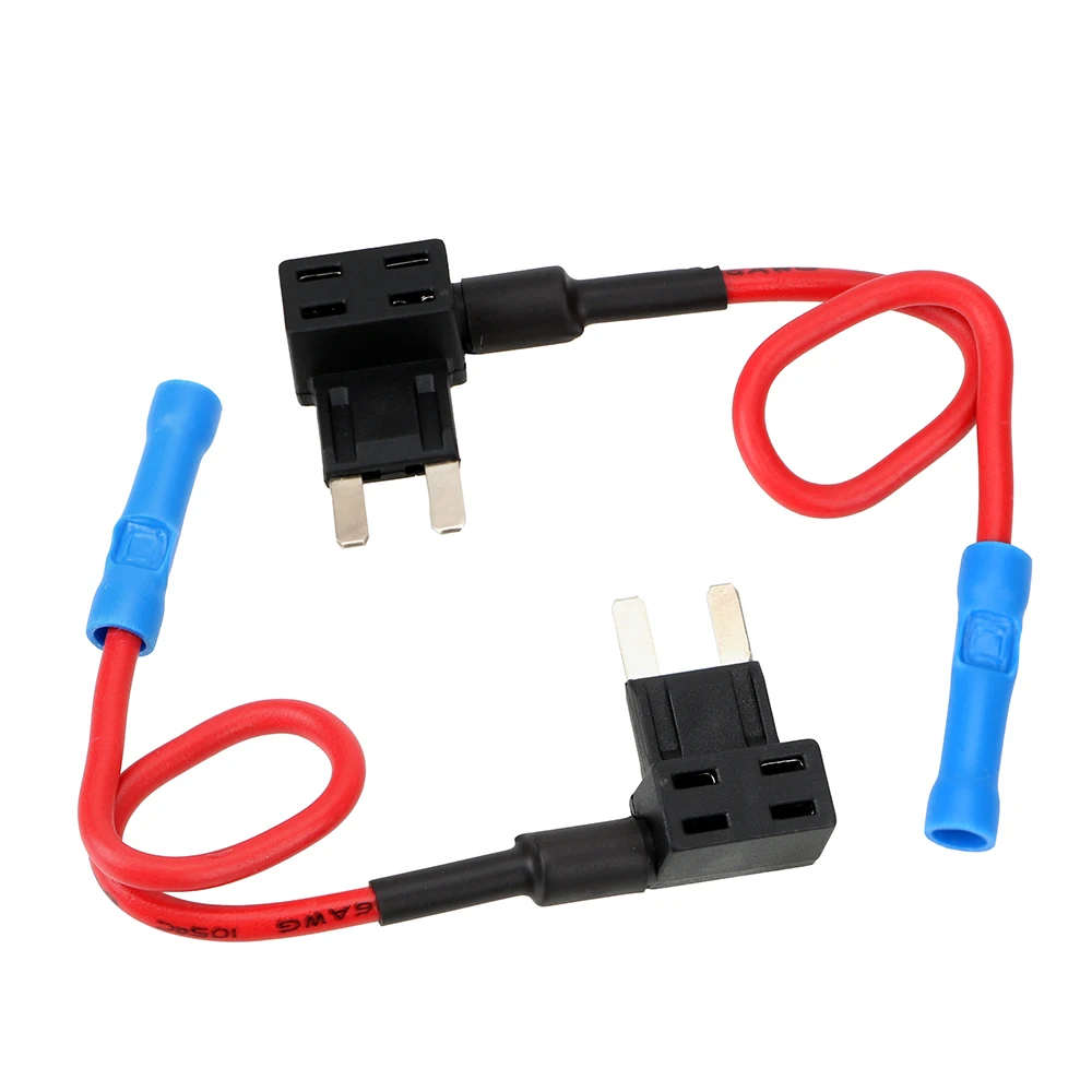 24V 12V Car Fuse holder Circuit Adapter Protector Splitter ATM APM Tap Micro Connector Truck Automobile Accessories 5pcs