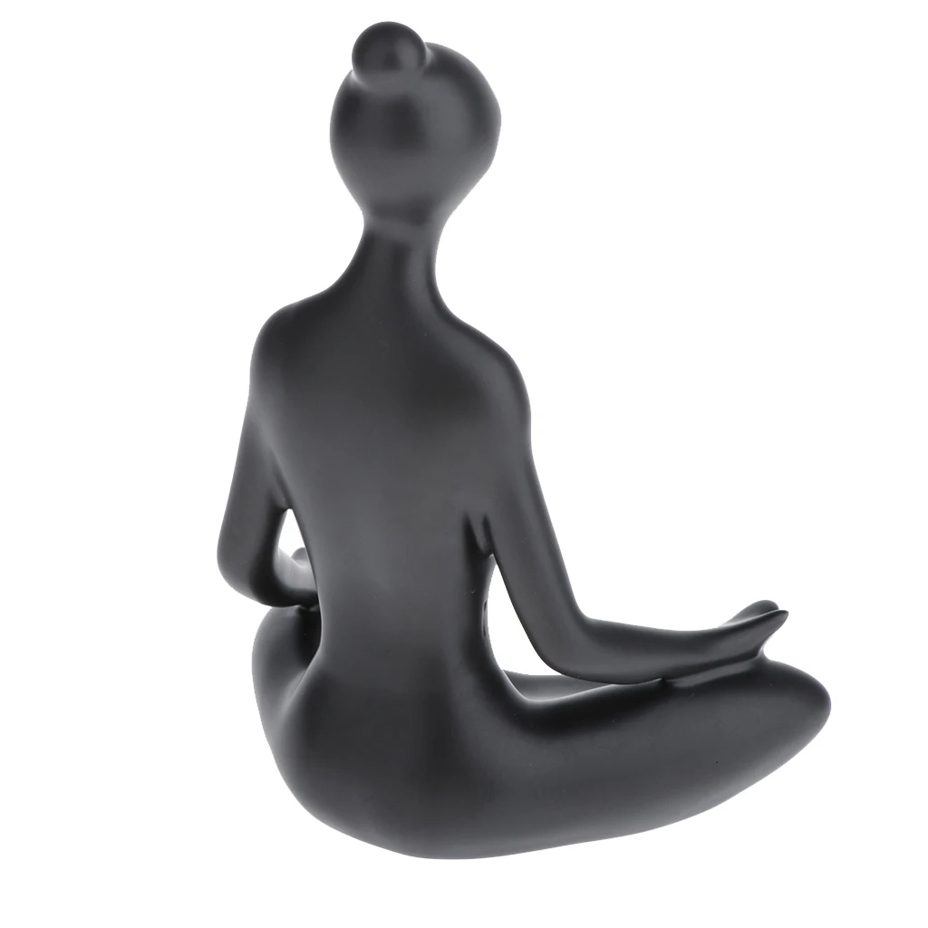 Tabletop Ceramic Dressing Table Decoration Modern Simple Creative Ornament Accessories Yoga Girl Home Decoration Ornament