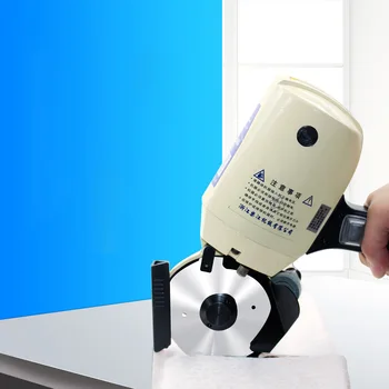 Buy YJ-100A Round Knife Electric Scissors Hand Push Electric Cutting Machine Small Cloth Cutting Machine