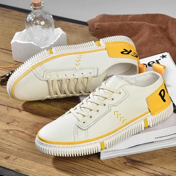 

Designer Men Leather Shoes For Casual Footwear Beige Men Walking Comfortable Shoes Mens Shoes S2601-2625 Dn