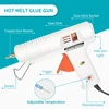 Chanseon 150W EU/US Hot Melt Glue Gun Smart Adjustable Temperature  Copper Nozzle Heater Muzzle Diameter 11mm Craft  Repair Tool 3