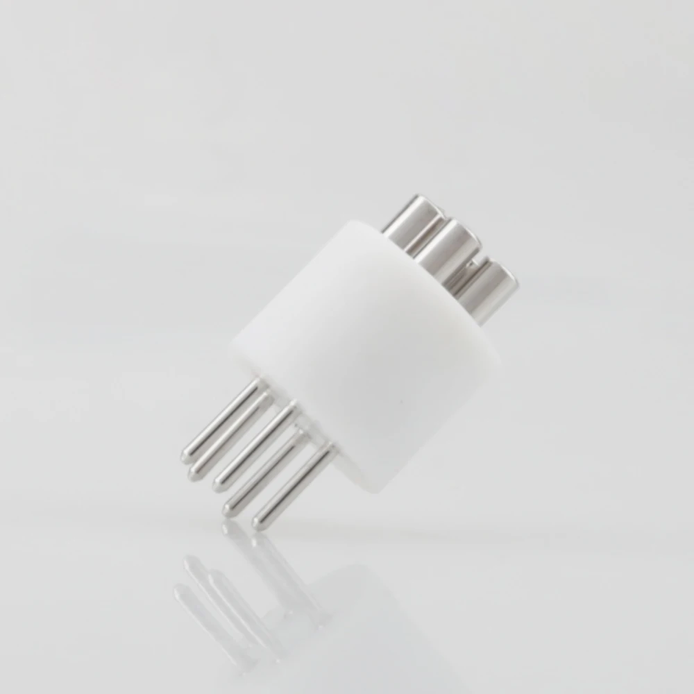 Выборг LP107R покрытого родием чистый Медь мужской DIN phono plug MDIN R штекер тонарм