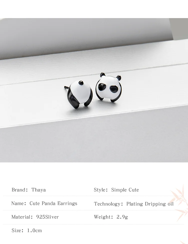 Panda Stud Earrings Hfca3b9467b254d0e86cbf708cb6c974c2