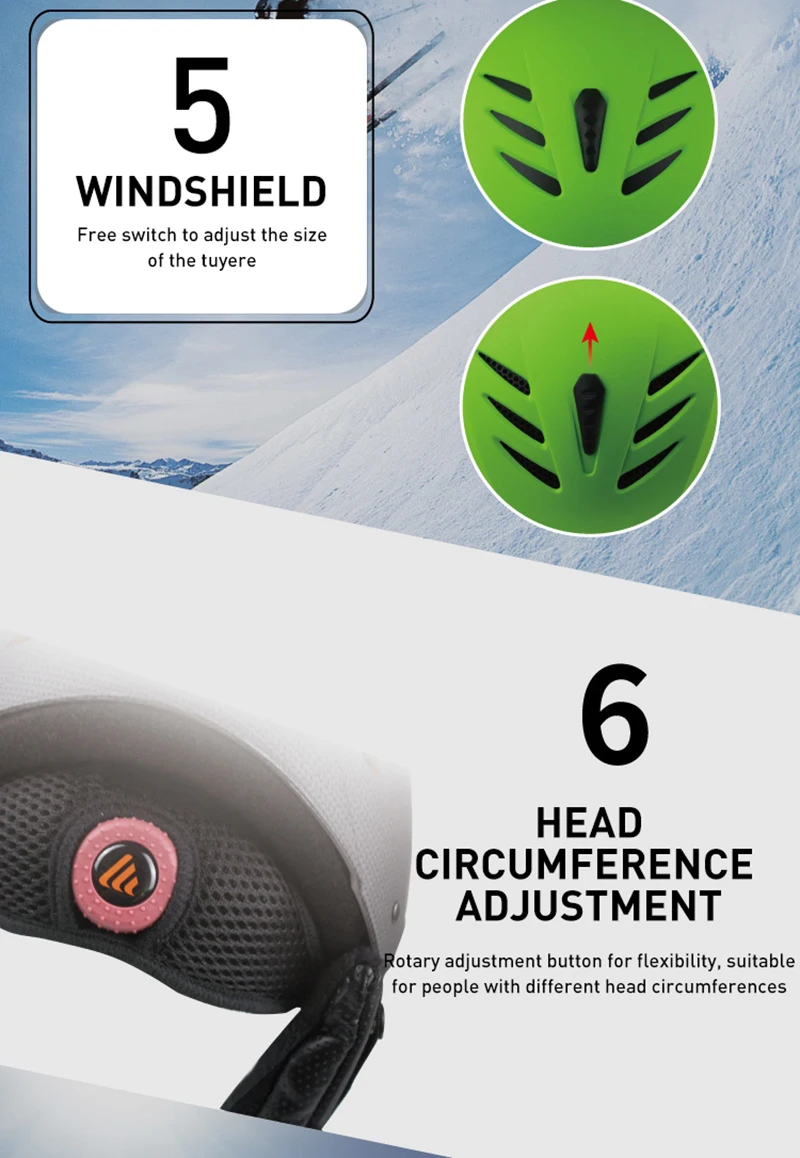 Профессиональный лыжный шлем ABS+ EPS материал унисекс теплый ветрозащитный анти-капля анти-столкновения шокирующие езда лыжный шлем аксессуары