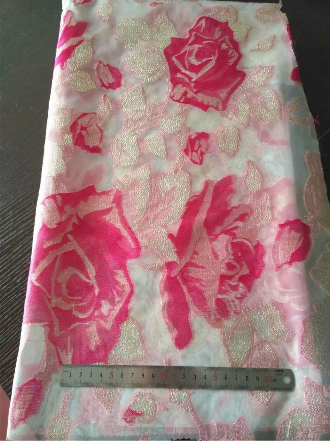 Высококачественная жаккардовая парчовая ткань нигерийский Тюль кружевная ткань красная французская Сетка кружевная ткань с блестками для свадебной вечеринки