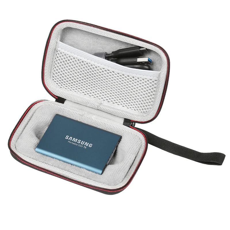 Чехол совместимый для samsung T5 T3 Портативный 250 ГБ 500 1 ТБ 2 ТБ SSD USB 3,1 Внешние накопители(только чехол