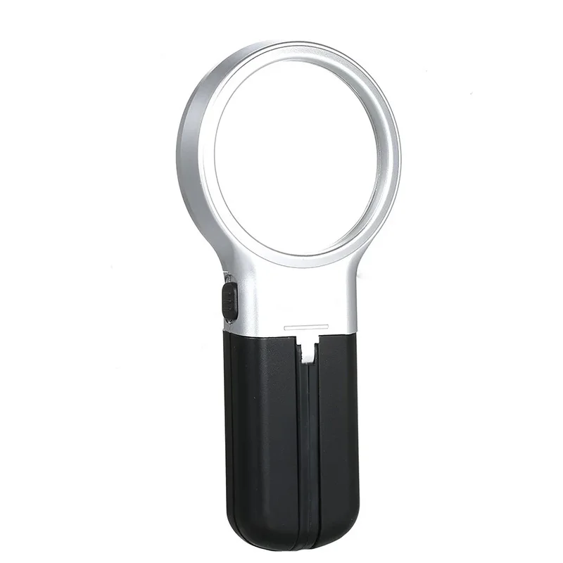 TH7006 Multifunctional Desktop Handheld Magnifier Adjustable Angle Reading Loupe Watch Repair Magnifying Glass LED Desk Lamp