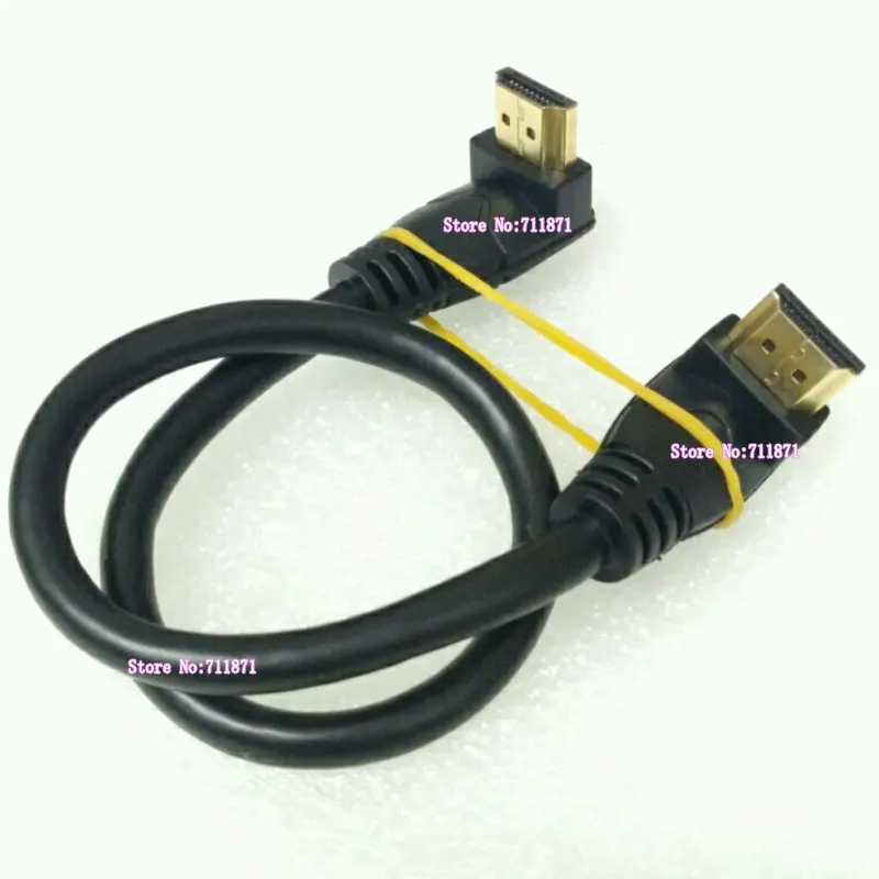 HDMI 2.0 support 60Hz 4K 2K HDMI Cable Line wire Right Angle Bend HDMI