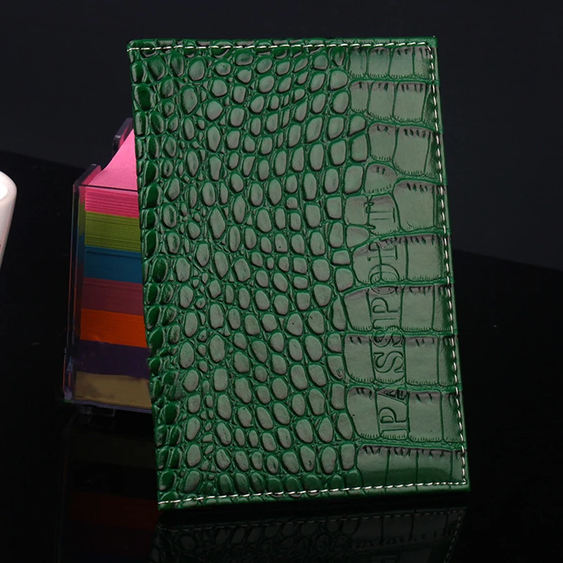PU Leather Crocodile Pattern Passport Covers Travel Wallet Passports Cover ID Card Holder Unisex Credit Case porte carte PU Leather Crocodile Pattern Passport Covers Travel Wallet Passports Cover ID Card Holder Unisex Credit Case porte carte
