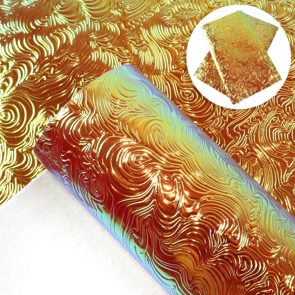 David accessories 20*34cm Bump Texture rainbow Synthetic Leather Faux Leather Sheets Glitter Bow Fabric DIY Bag Craft,1Yc8252 - Цвет: 1095677005