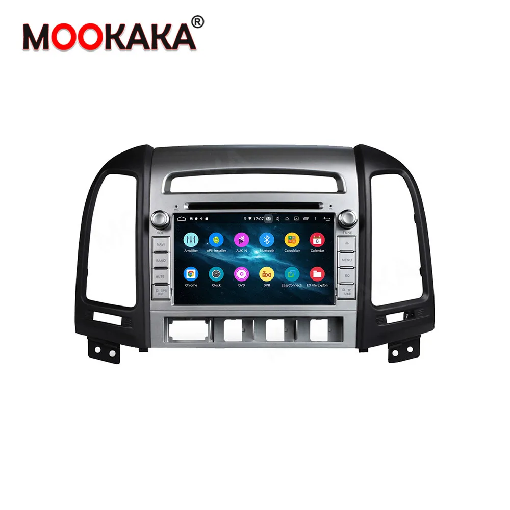 Автомобильный DVD плеер на Android 10 автостерео GPS навигация для Hyundai Santa Fe 2006 2011