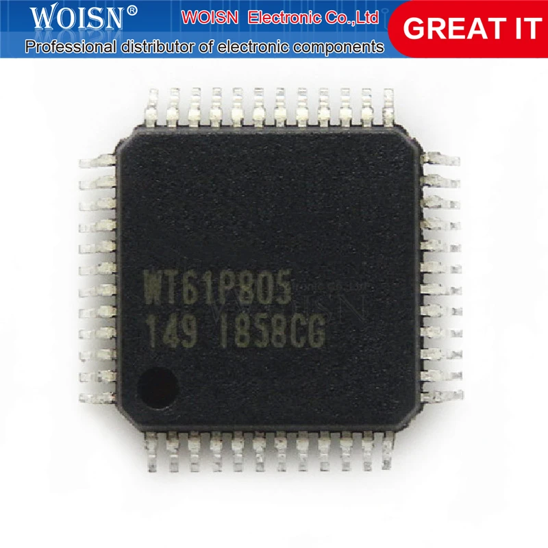 2 шт./лот WT61P8 WT61P802 WT61P805 WT61P807 WT61P QFP-48 новая Оригинальная фотография | Электронные
