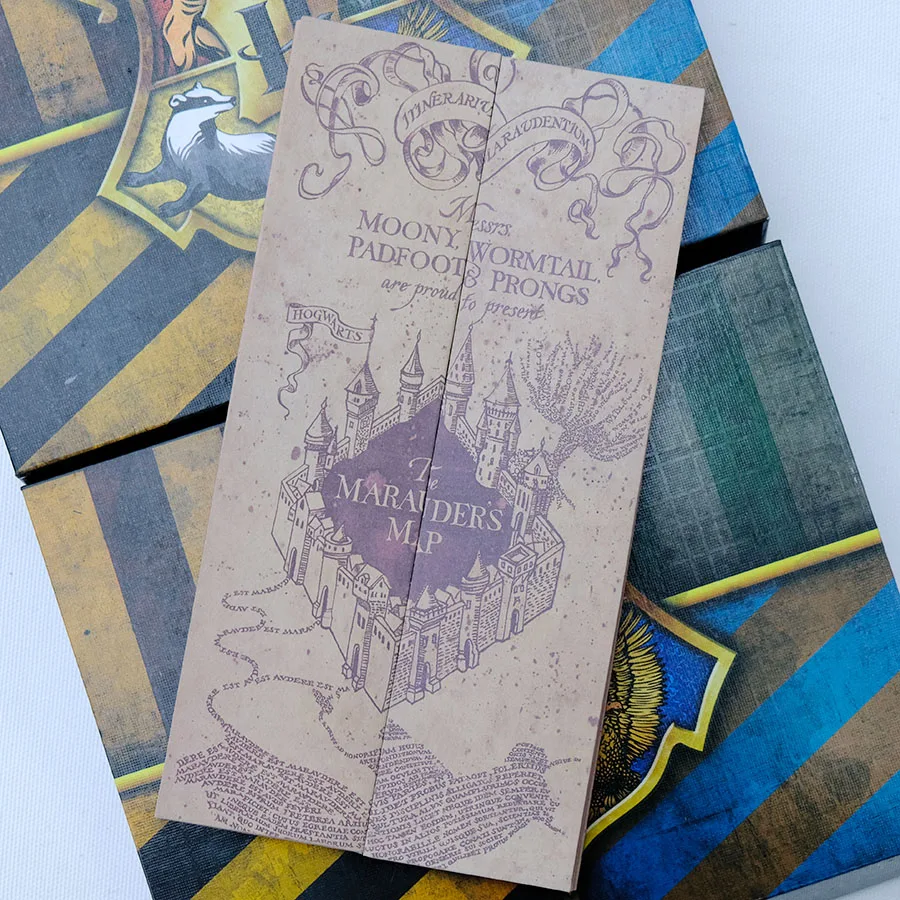 

Movie Cosplay Prop Marauder carte Mini Marauder's Map 76x22cm