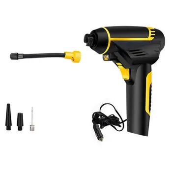 

Rechargeable /Wireless Portable Air Pump Digital Smart PSI Display Tire Pump Wiressless operation Black + Yellow