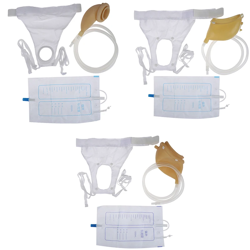 Reusable Urinal Pee Holder Collector Male Female Elder Urine Bag Urinary Incontinence Bedridden Patients Urination Catheter Bag