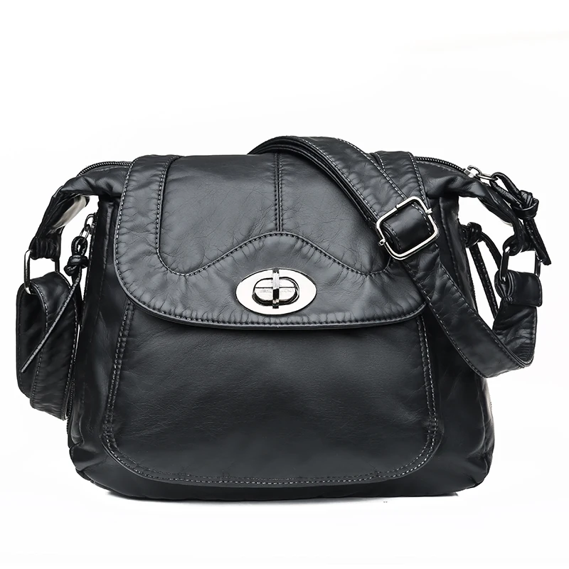 Summer Fashion Women Handbag Leather Tote PU Shoulder Bag Small Flap Crossbody Bags for Women Top-handle Messenger Bags