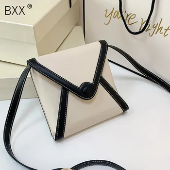 

[BXX] Small PU Leather Crossbody Bags For Women 2020 Simple Shoulder Handbags Female Travel Lady Fashion Cross Body Bag HM331